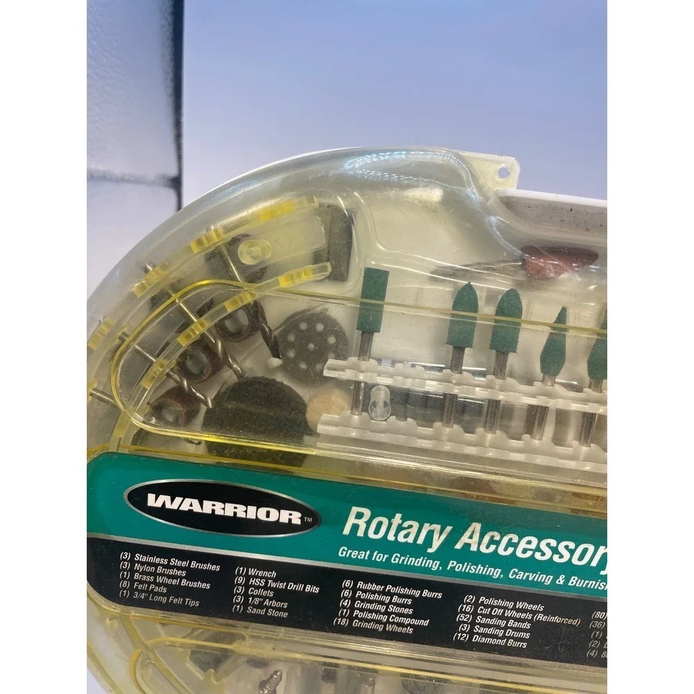 New 276 pc Rotary Accessory Kit for Handheld & Flex Shaft Rotary Tools